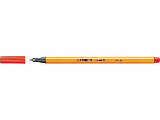 [88/48] Stylo STABILO Pointe 88 Fine Rouge Clair