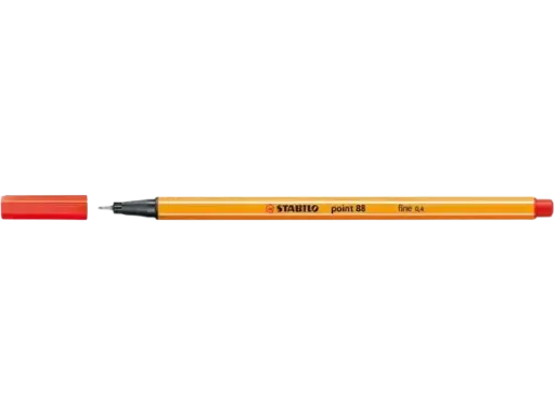 [88/48] Stylo STABILO Pointe 88 Fine Rouge Clair