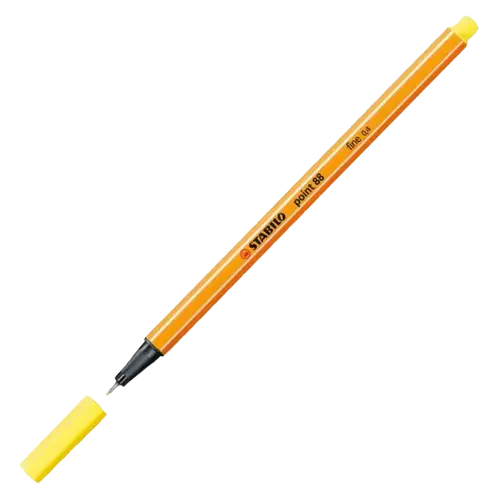 [88/24] Stylo STABILO Pointe 88 Fine Jaune Citron