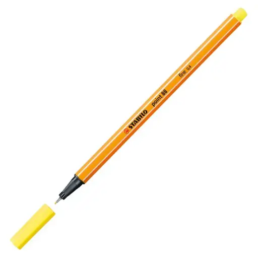 [88/24] Stylo STABILO Pointe 88 Fine Jaune Citron