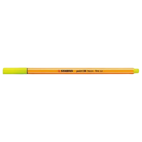 [88/024] Stylo STABILO Pointe 88 Fine Jaune Fluo