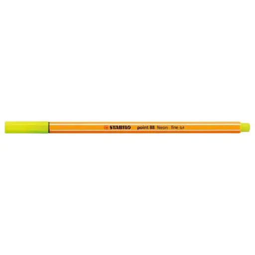 [88/024] Stylo STABILO Pointe 88 Fine Jaune fluo