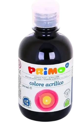 [233TM300800] Peinture Gouache PRIMO Haute Qualité 300ml Noir
