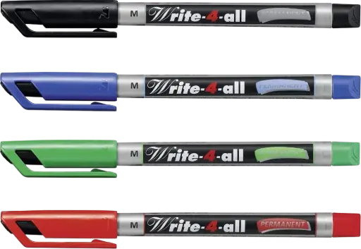 [146/4] Jeu de 4 Stylo Indélébile STABILO Write-4-All 1mm