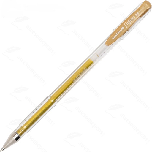 [UM-100-GD] Stylo Roller à Gel UNIBALL Signo Doré