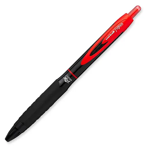 [UMN-307R] Stylo à Gel UNIBALL Signo 307 Rétractable Rouge