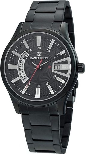 [DK.1.12313-6] Montre Pour Homme DANIEL KLEIN DK12313 Bracelet En Acier Noir