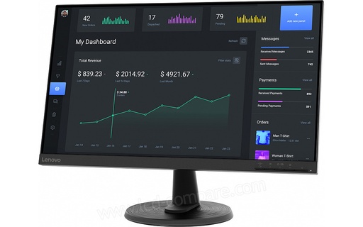[C24-40] Ecran LENOVO C24-40 23.8" Moniteur FHD 75Hz