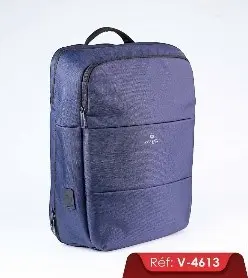 [V-4613/B] Sac à Dos Porte PC VERTEX 15.6" Bleu