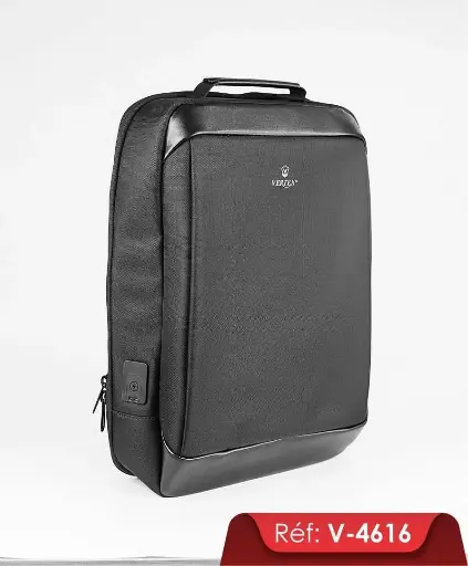 [V-4616/N] Sac à Dos Porte PC VERTEX 15.6" Noir