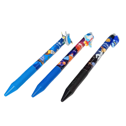 [7119] Stylo Gel TECHNO Fantaisie Espace 0.5mm Multi-couleurs