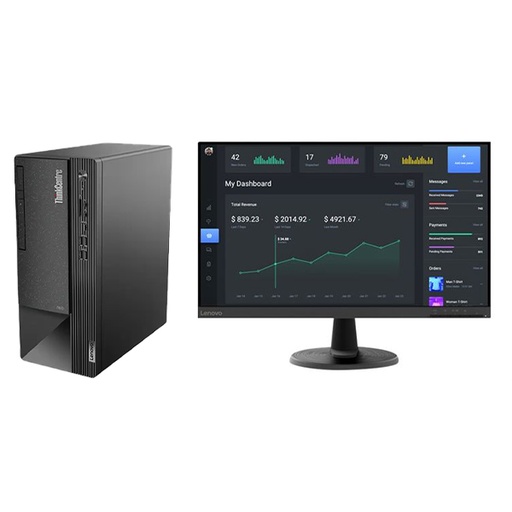 [11SE00A0FM-I5-512G-62C6KAT1EU] Ordinateur De Bureau LENOVO DT NEO 50T G3 Intel Core i5-12400 8Go 512Go SSD Ecran 22" S22E-20