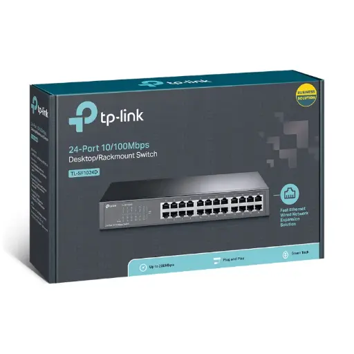 [TL-SF1024D] Switch TP-Link 24 Ports 10/100Mbps RJ45 3.19W