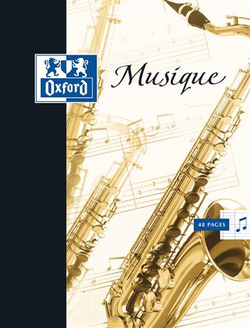 [40016256/10010496] Cahier de Musique OXFORD 288323 17x22cm 48 pages