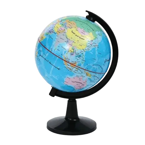 [081-3] Globe Terrestre Lumineux BESKO Arabe 32cm en PVC