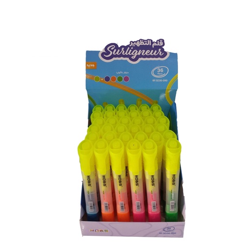 [SD36-090] Marqueur Fluorescent MOBS 2en1 2 Couleurs Multi-Couleurs