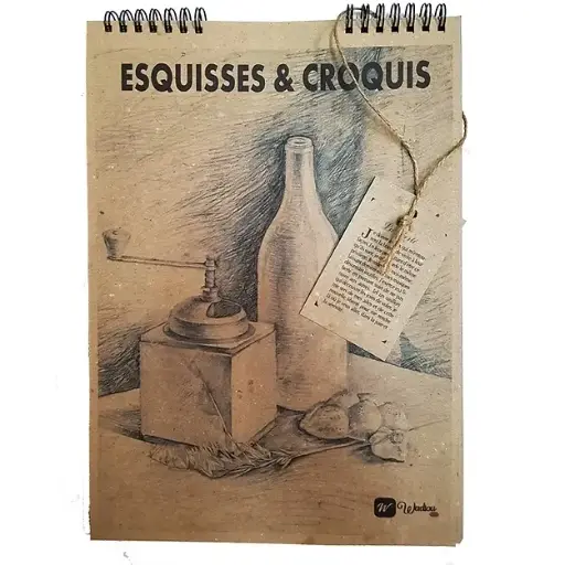 [L33220] Bloc Notes SAMBARA Esquisses et Croquis A4 Spirale  