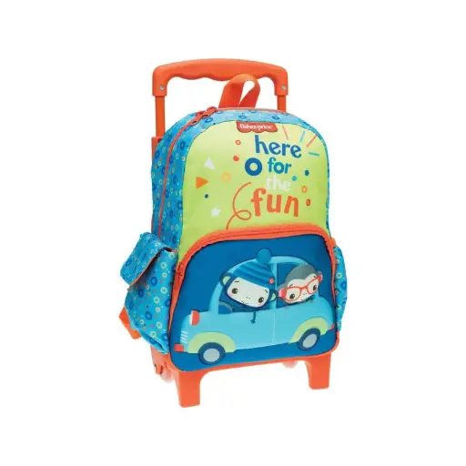 [349-45073] Sac à Dos Scolaire à Roulette GIM Here For the Fun Bleu 