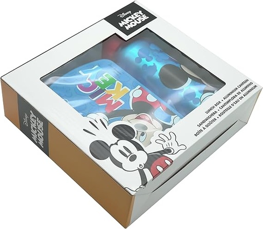 [MI50001] Porte Goûter Bouteille d'Eau en Aluminium Canteen KIDS Mickey pour Enfants 500ml