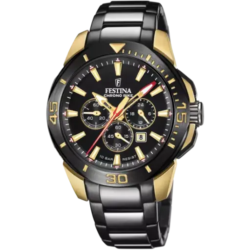 [F20644/1] Montre FESTINA Chrono Bike 20644/1 Special Edition pour Hommes Bracelet Acier Noir