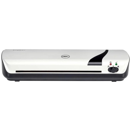 [4410034] Plastifieuse GBC Inspire+ A4 Blanc En Kit Avec 5 Pochettes de Plastification A4 75 Mic 