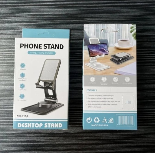 [ZM-0108] Support de Bureau Pliable pour Téléphones et Tablettes 360 degré