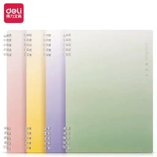 [NS372] Notebook Spiral DELI A5 120 Pages 80g