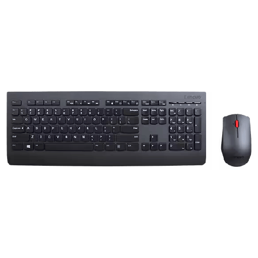 [4X31N94477] Kit Clavier et Souris sans Fil LENOVO Azerty Noir