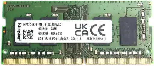 [HP32D4S2S1MF] Barrette de Mémoire KINGSTONE 8Go DDR4 SODIMM 3200 1Rx16