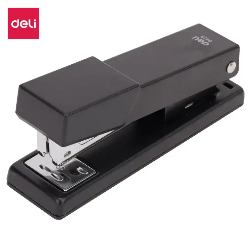 [E0423]  Agrafeuse de Bureau Deli 25 Feuilles Noir