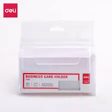 [E7623] Porte Carte de Visite Deli  En Plastique Acrylique Transparente 