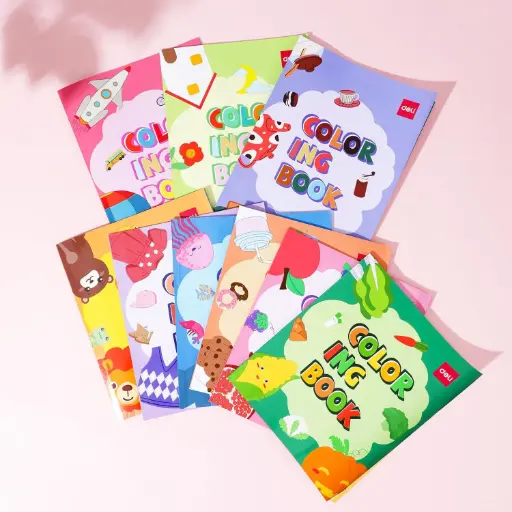 [EN049] Cahier Coloriage DELI 12 pages A4 