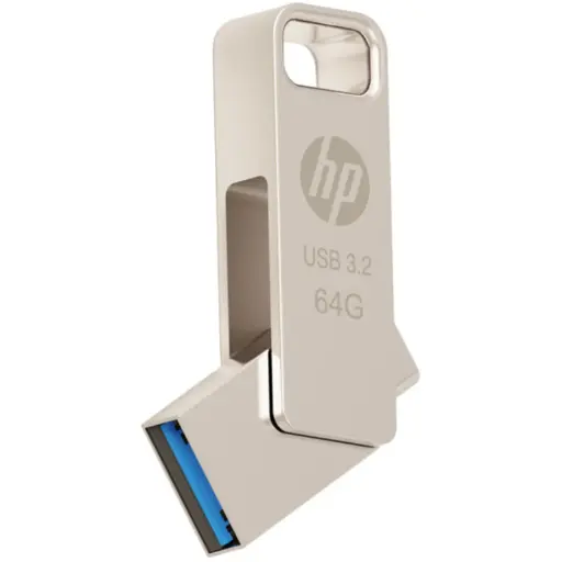 [X206C-64G] Flash Disque HP X206C USB3.2 64Go OTG en Métal