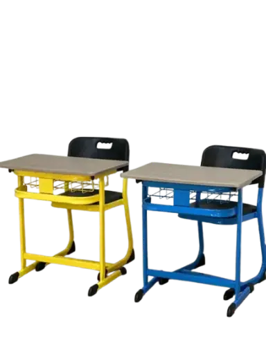 [TB-SCOL-CH] Table avec Chaise Scolaire Multi-Couleurs 