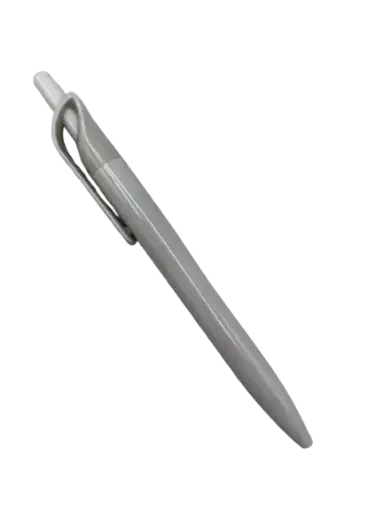 [ST-611/B] Stylo De Sérigraphie à Bille BTICO 611 Clip Blanc