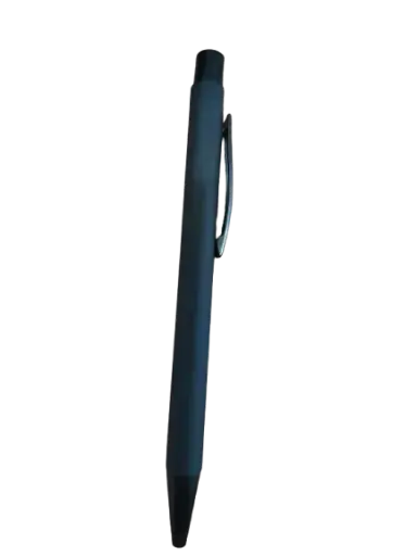 [1069-7/N] Stylo De sérigraphie à Bille en Métal Tactile Noir