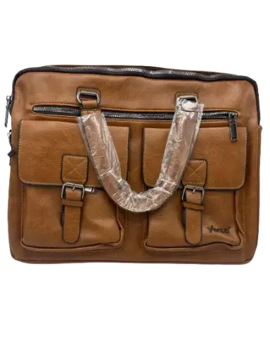 [VR-7711-3/MC] CARTABLE LUX VERSAL en Cuir Marron Clair