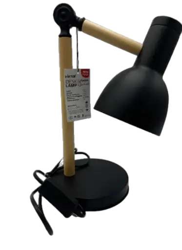 [VR920B/NOIR] Lampe Bureau VERSAL noir