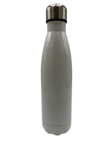 [GRD-THRM-STAINLESS/B] Gourde Thermo Stainless Acier Inoxydable 500ml Blanc