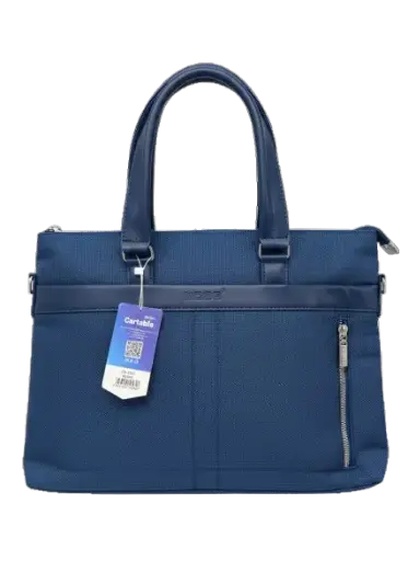 [CA-0522/B] Sac Cartable Pour Femme MOBS En Polyester Bleu CA-0522