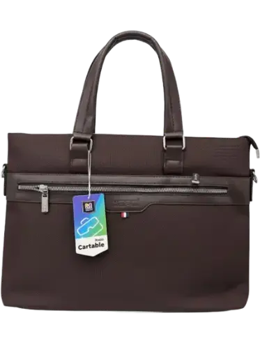 [CA-0520/MR] Sac Cartable Pour Femme MOBS En Polyester Marron CA-0520       