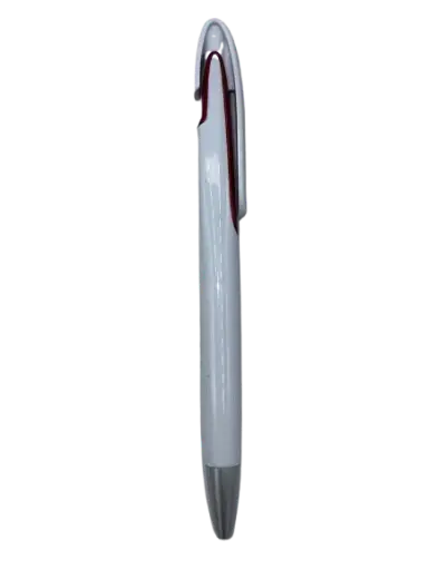 [VR519A/R] Stylo Sérigraphie Versal Retractable VR519A Blanc et Rouge