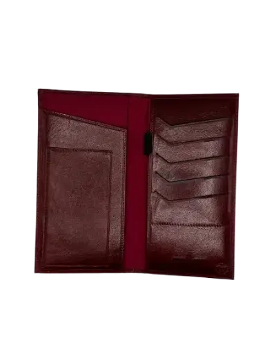 [COMP-CUIR-BR] Compagnon de Voyage En Cuir Bordeau