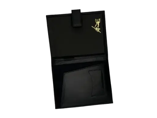 [PORTE-BLOC-A5/N] Porte Bloc A5 en Cuir Noir
