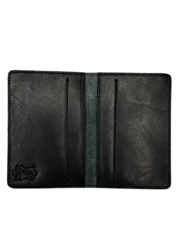 [PORTE-CARTE-CREDIT-2V/N] Porte Cartes Crédit  2 Volets En Cuir Noir