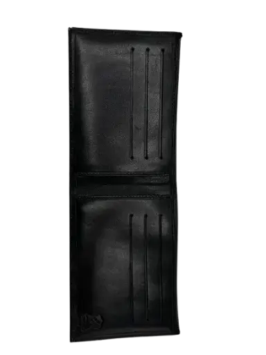 [PORTE-FEUILLES-USA/N] Porte Feuilles USA En Cuir Noir 