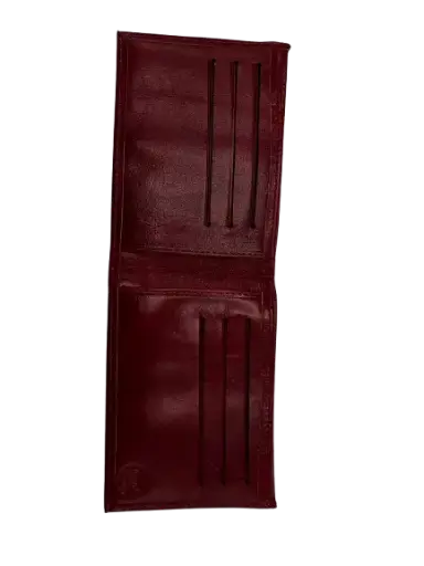 [PORTE-FEUILLES-USA/MR] Porte Feuilles USA En Cuir Marron