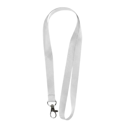 [717-1/B] Cordon Pour Badge Algo 2cm Blanc