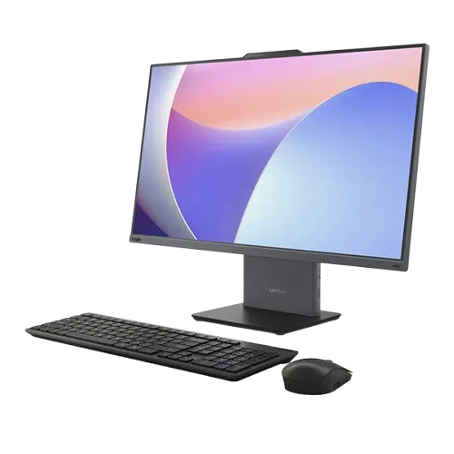 [12SC002LFM-16G] Ordinateur de Bureau All In One LENOVO ThinkCentre Neo 50a 24 Gen5 I5-13420H 16Go DDR5 5200Mhz 512Go SSD NVMe Kit Clavier USB Azerty Ecran 23.8" Tactile FreeDos Gris  