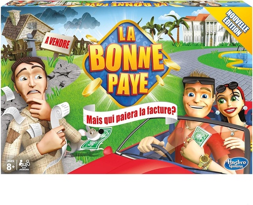 [000324470] Jeu éducatif HASBRO Gaming  La bonne paye "Mais qui payera la facture" jeu de plateau 2-6 joueurs 8+ ans
